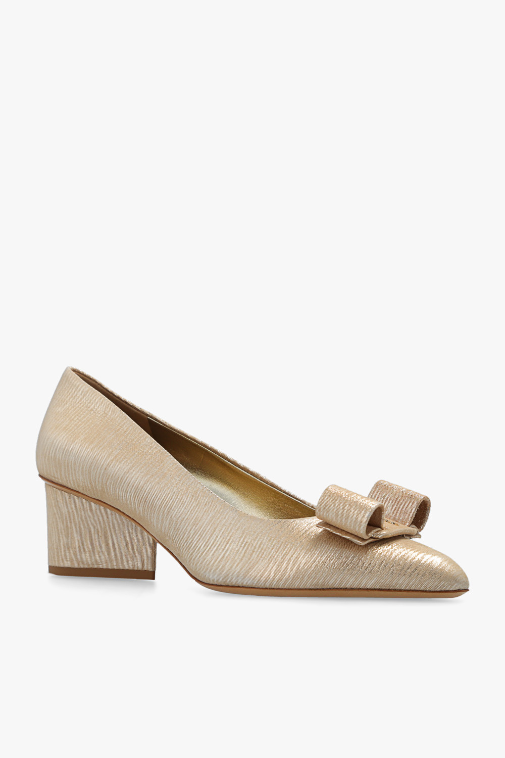 Gold 'Viva' pumps FERRAGAMO - woman salvatore ferragamo